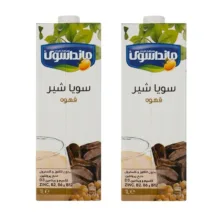 شیر سویا قهوه غیرلبنی مانداسوی – 1000 میلی لیتر بسته 2 عددی