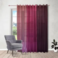 پرده نوین دکور سیاناو مدل حریر کد pb105 سایز 280×140 سانتی‌متر