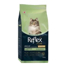 غذا خشک گربه بالغ رفلکس مدل Reflex plus Sterilized Chicken طعم مرغ وزن 1500 گرم