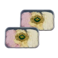 پشمک سه طعم سنتی علی بابا – 375 گرم مجموعه 2 عددی