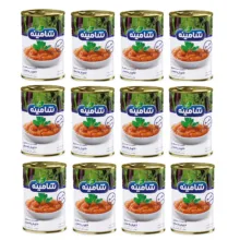 کنسرو خاویار بادمجان شامینه – 350 گرم بسته 12 عددی