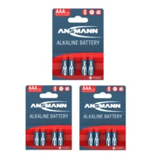 باتری نیم قلمی آنسمن مدل Alkaline Plus بسته 12 عددی