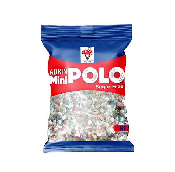 آبنبات قرص نعناع با طعم میوه مینی پولو آدرین - 800 گرم