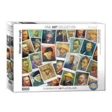 پازل 1000 تکه یوروگرافیکس پازلز مدل Van Gogh Selfies كد 5308 مناسب نوجوان و بزرگسال