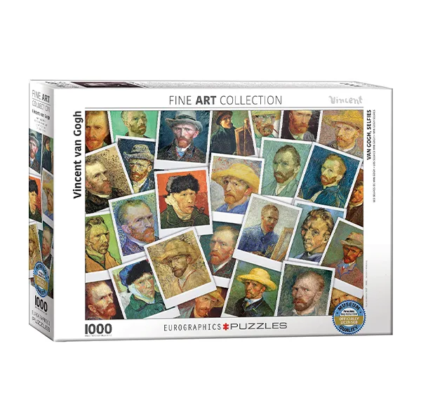 پازل 1000 تکه یوروگرافیکس پازلز مدل Van Gogh Selfies كد 5308 مناسب نوجوان و بزرگسال