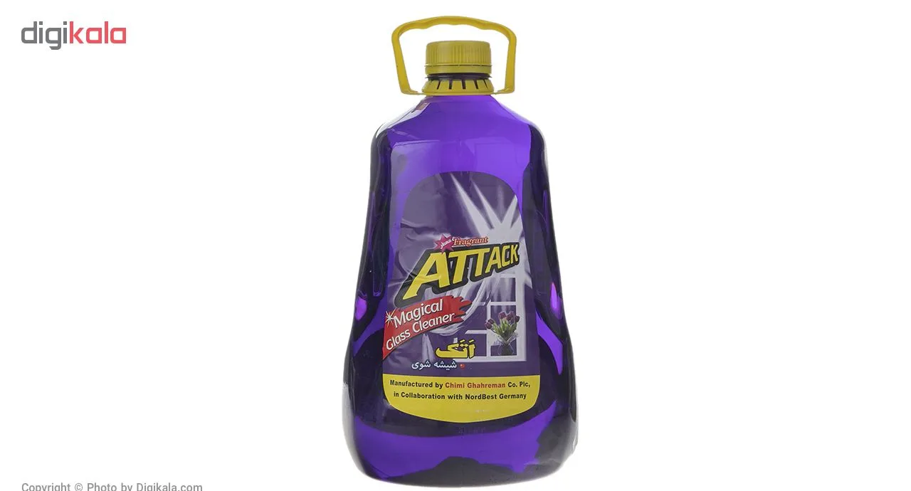 شیشه پاک کن اتک مدل Purple حجم 4 لیتر