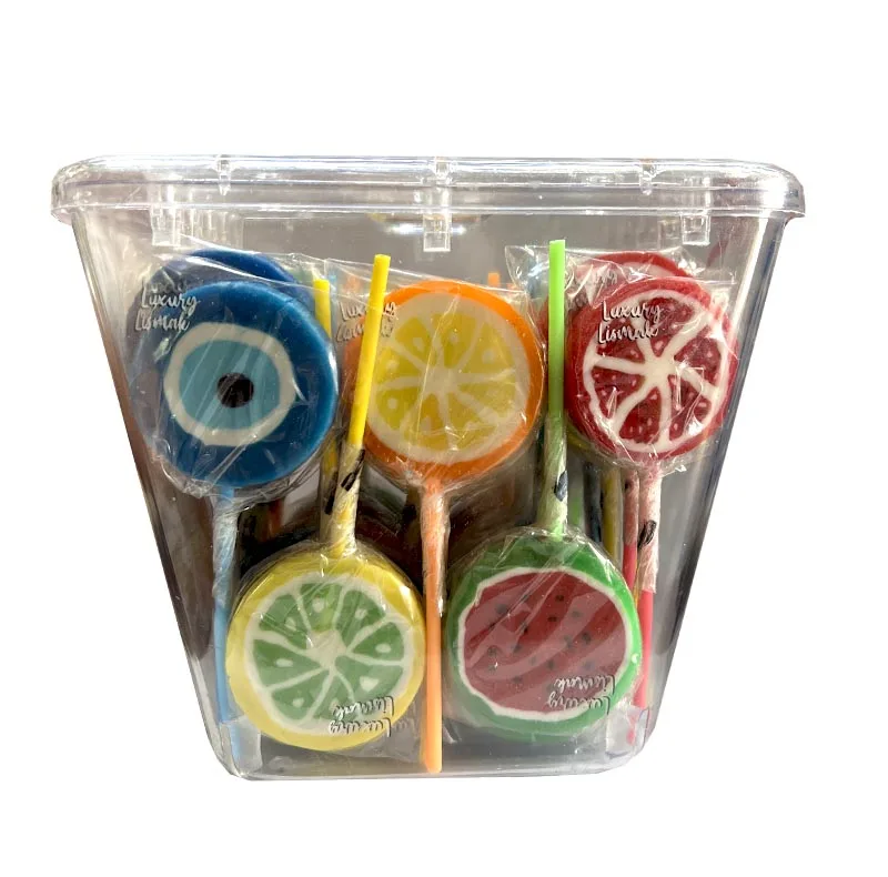 آبنبات چوبی با طعم میوه آدرین بسته 50 عددی