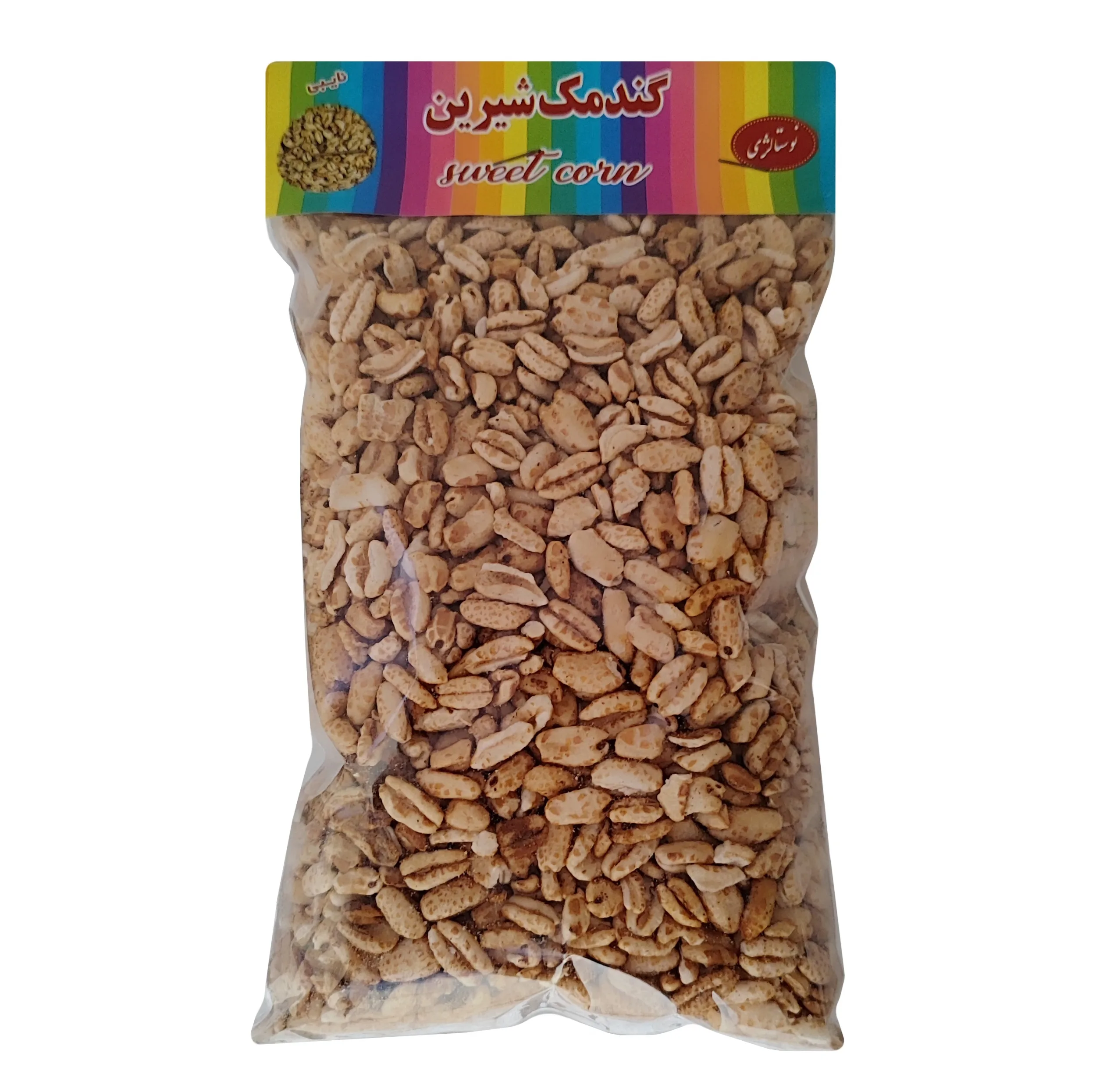 گندمک بو داده و شیرین نایبی - 100 گرم بسته 12 عددی
