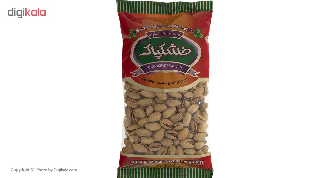 پسته شور خشکپاک مقدار 450 گرم