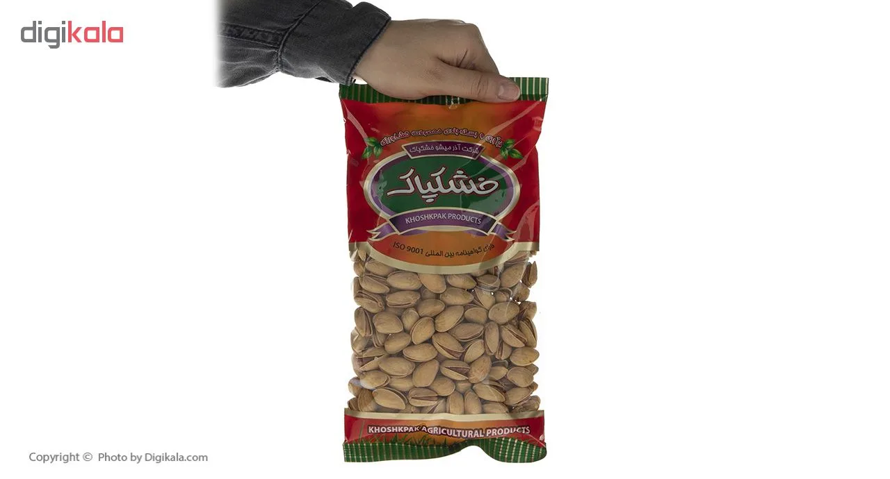پسته شور خشکپاک مقدار 450 گرم