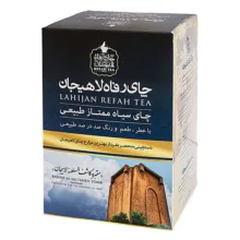 چای سیاه رفاه لاهیجان مدل ممتاز طبیعی مقدار 340 گرم