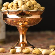 پسته صادراتی فراوری شده بدون نمک تواضع - 350 گرم