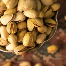 پسته صادراتی فراوری شده بدون نمک تواضع - 200 گرم