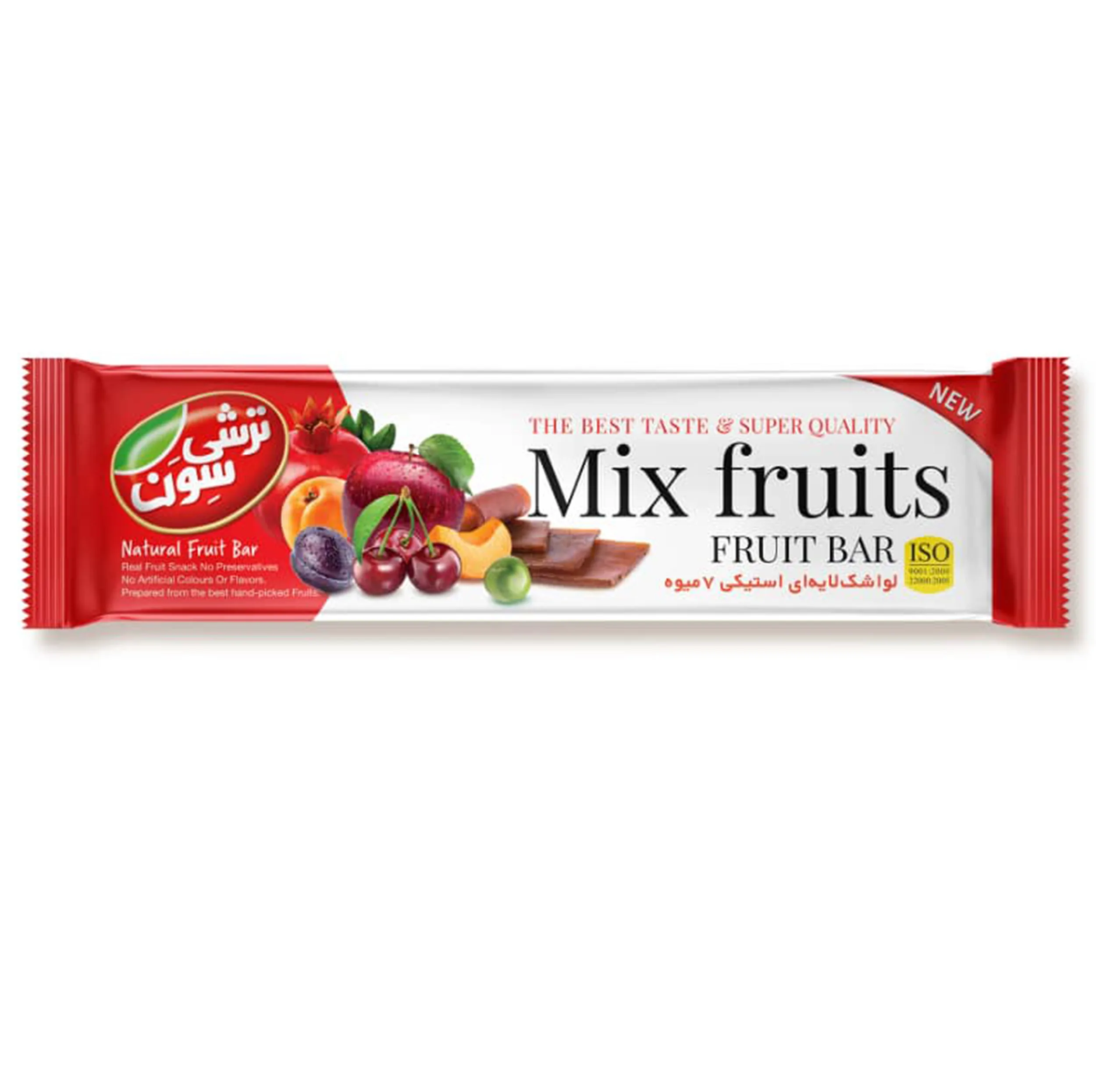 لواشک مخلوط هفت میوه استیکی ترشی سون - 90 گرم بسته 10 عددی