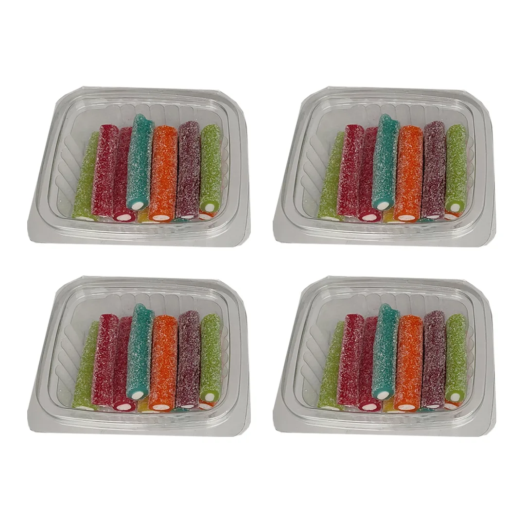 پاستیل شکری چند میوه - 280 گرم بسته 4 عددی
