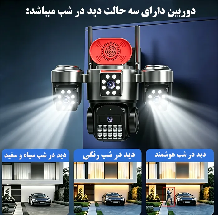 دوربین مداربسته تحت شبکه سیمکارتی مدل V780