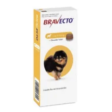 قرص ضدکک و کنه سگ‌های عروسکی براوکتو Flea And Tick Chew Toy Dogs وزن 250 میلی گرم