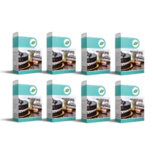 پودر کیک کاکائو جمع – 500 گرم بسته 8 عددی
