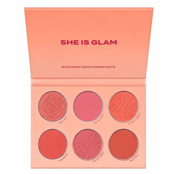 پالت رژگونه شی ایز گلم مدل Floral Blush