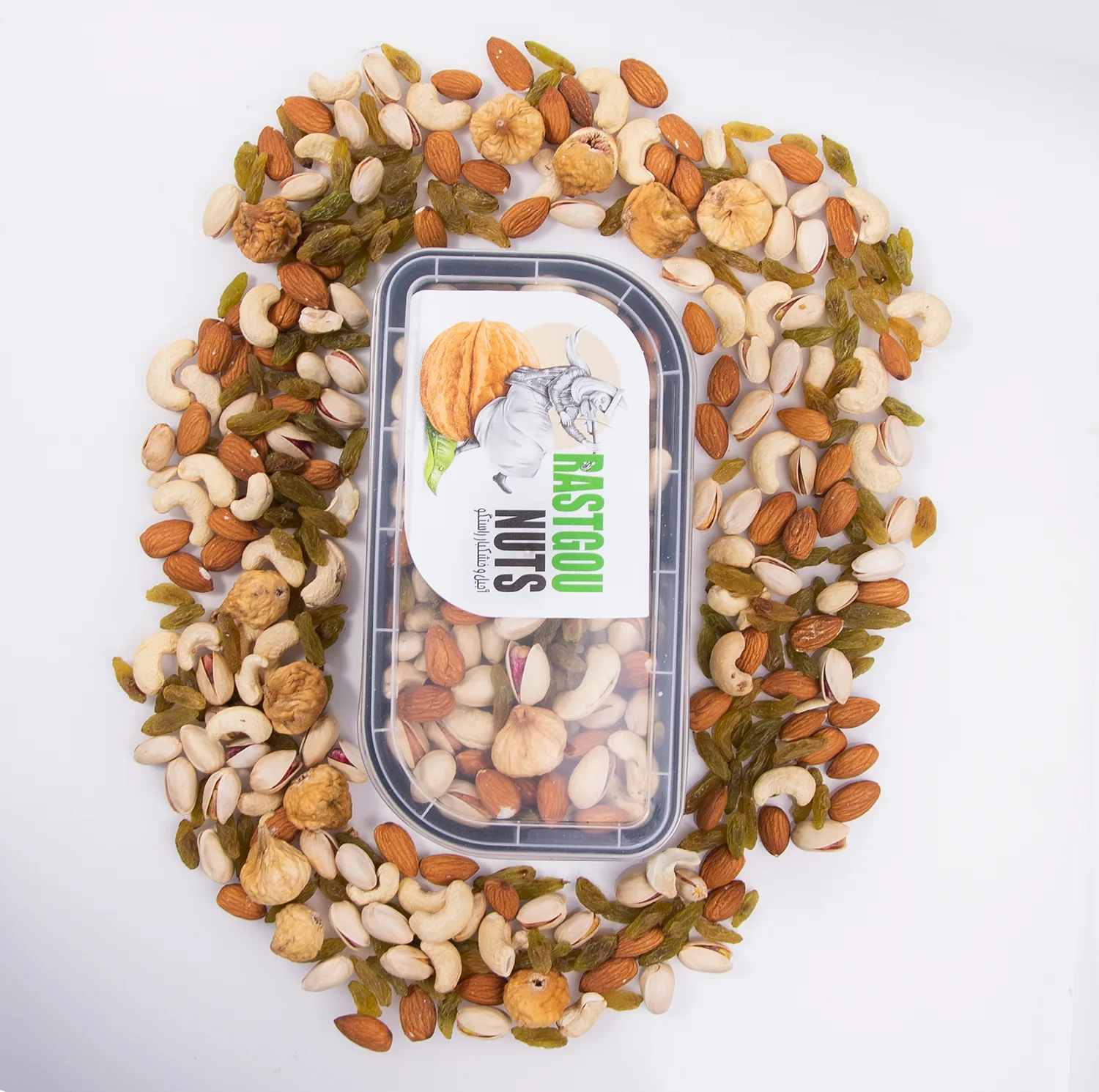 آجیل مخلوط شیرین اکبر راستگو -650 گرم