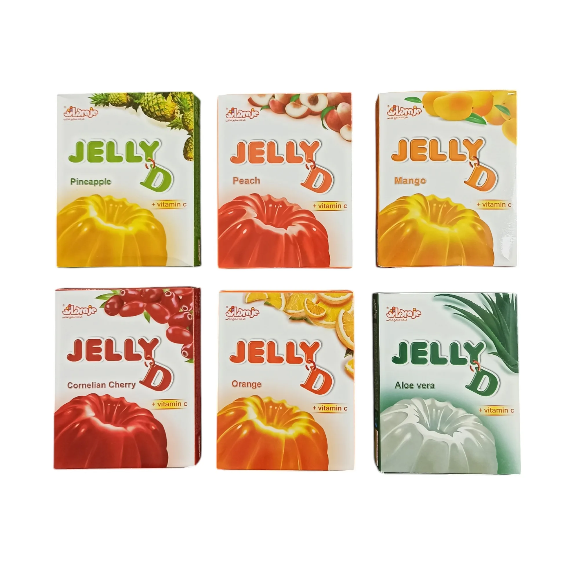 پودر ژله دراژه - 100 گرم بسته 6 عددی