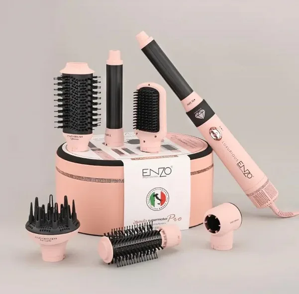 سشوار برس دار حالت دهنده 1500 وات انزو پروفیشینال مدل EN-4133 PRO