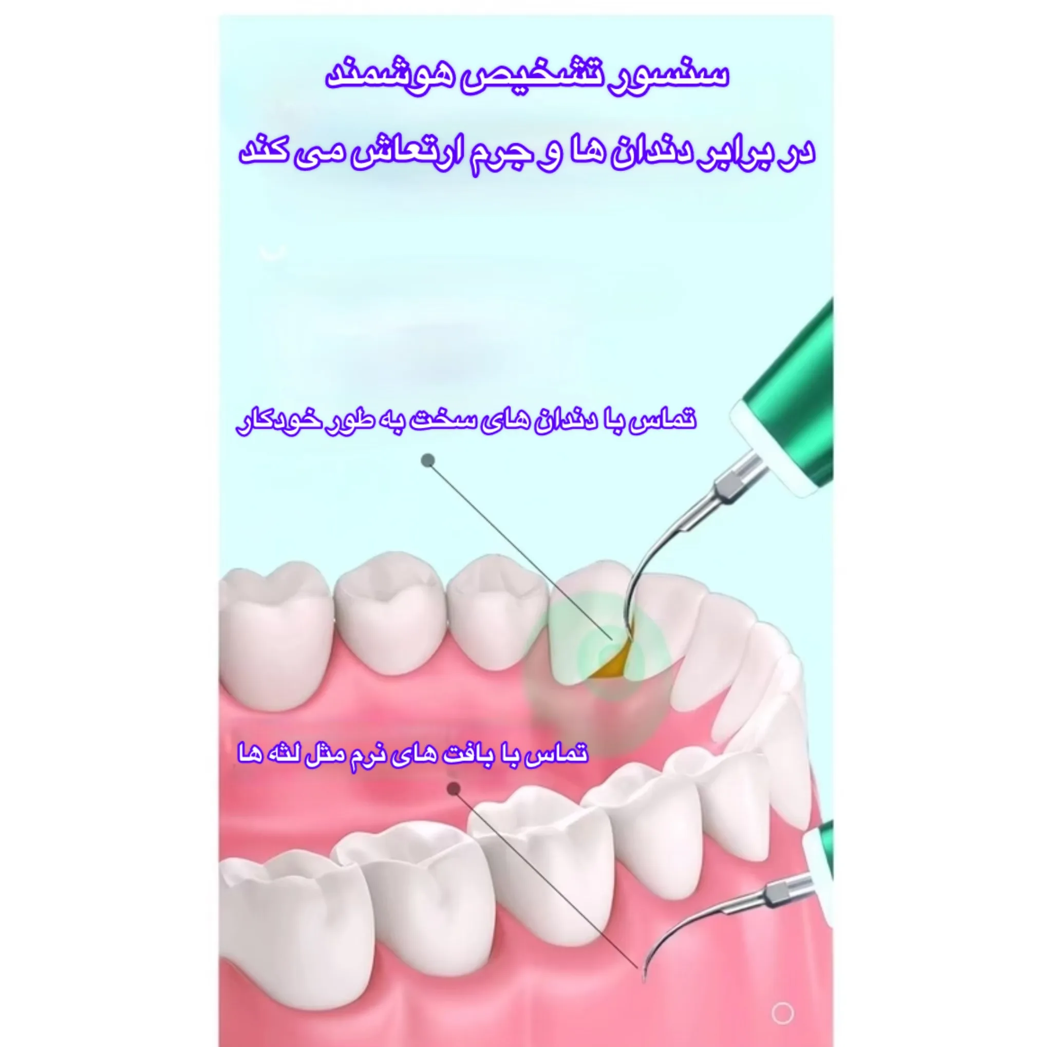 دستگاه جرمگیر دهان و دندان و مدل JYQOO2