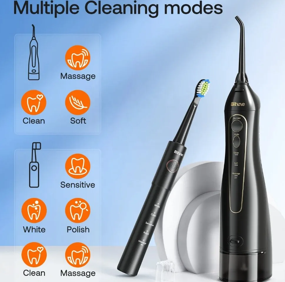 مسواک برقی بیتوی مدل Oral Care Combo E11 به همراه دستگاه شستشوی دهان و دندان