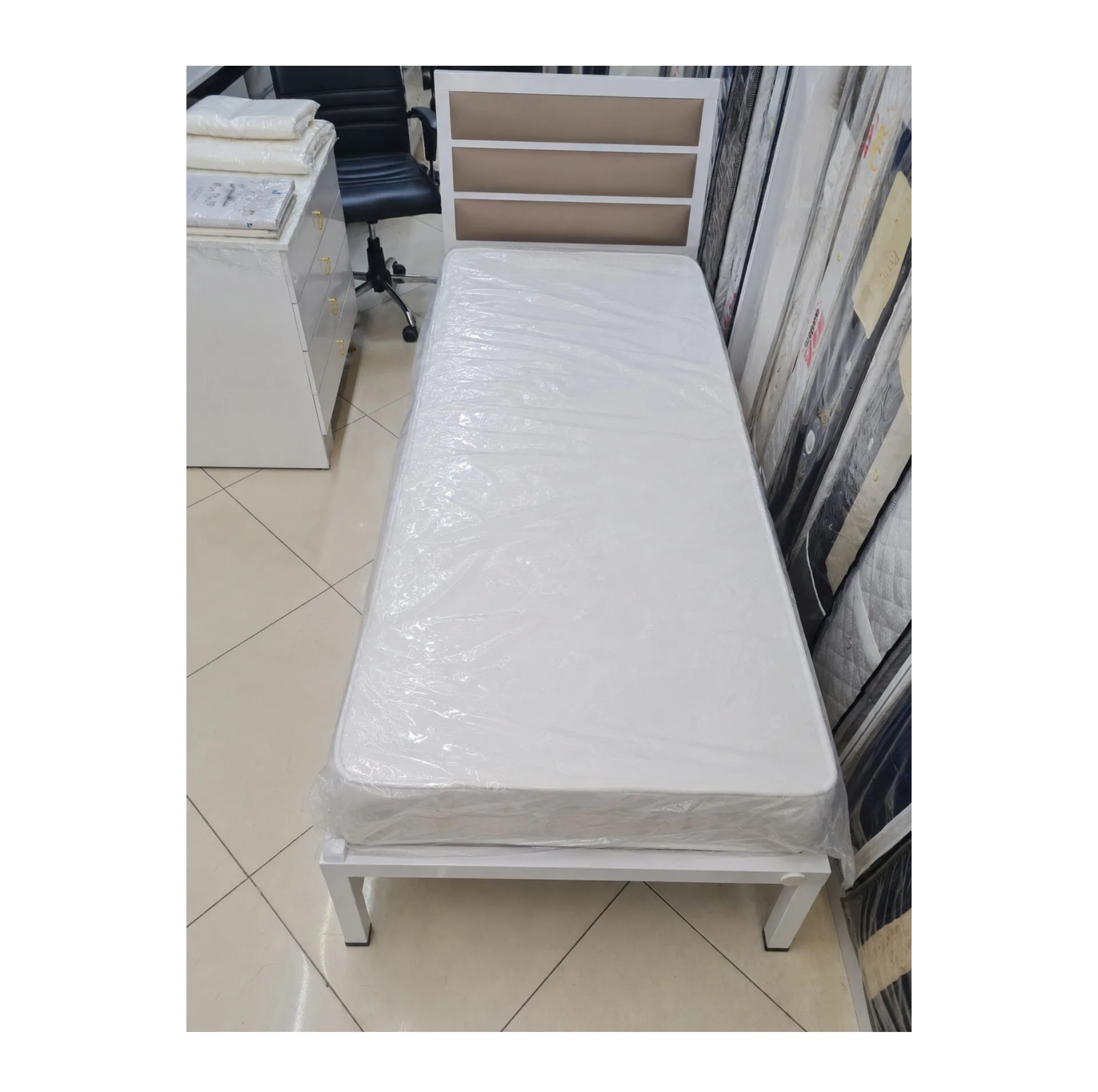 تشک طبی فنری رویال مدل بونل 10 کد p4 یک نفره سایز 90×200 سانتی متر