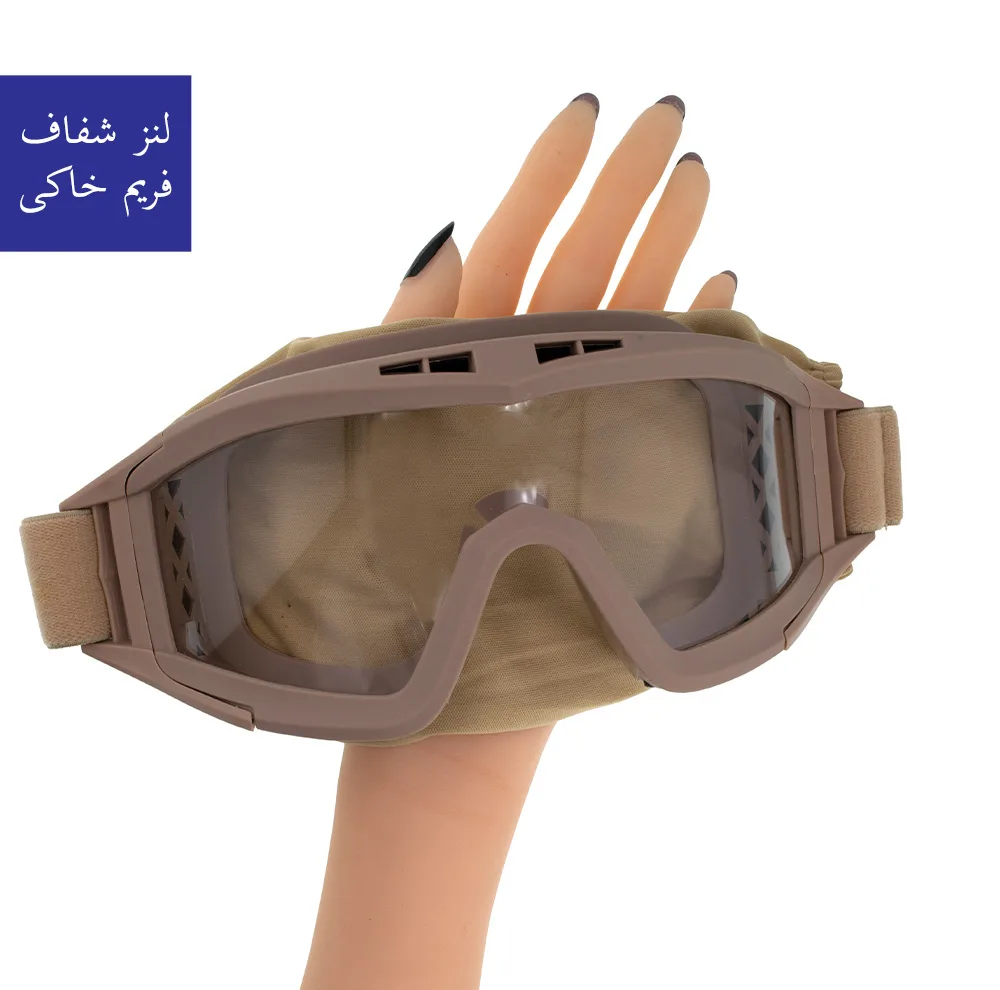 عینک موتور سواری برانت مدل تاکتیکال