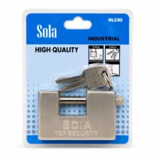 قفل کتابی سولا مدل RH-31590 سایز 80 میلی متر به همراه 3 کلید