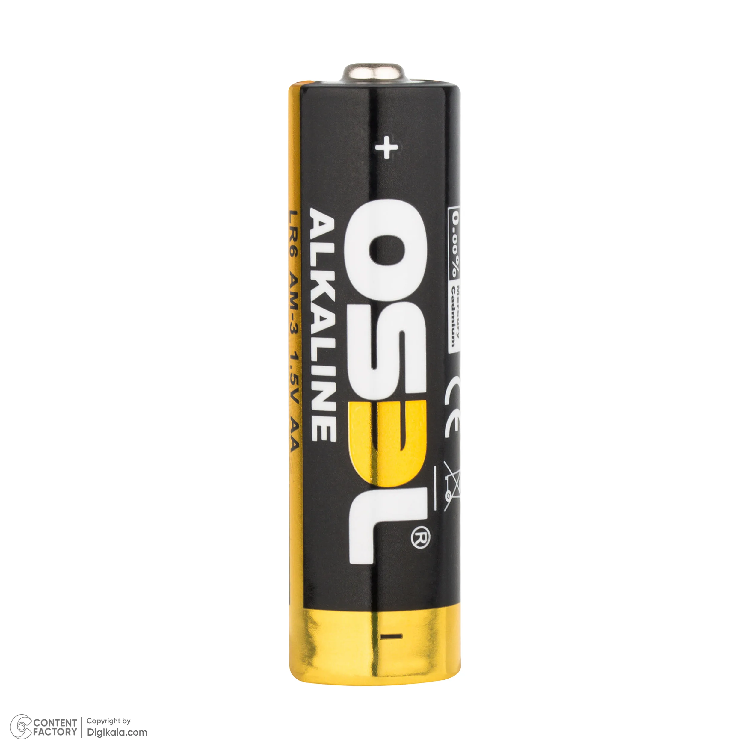 باتری قلمی اوسل مدل Alkaline LR6 AM-3 بسته 12 عددی