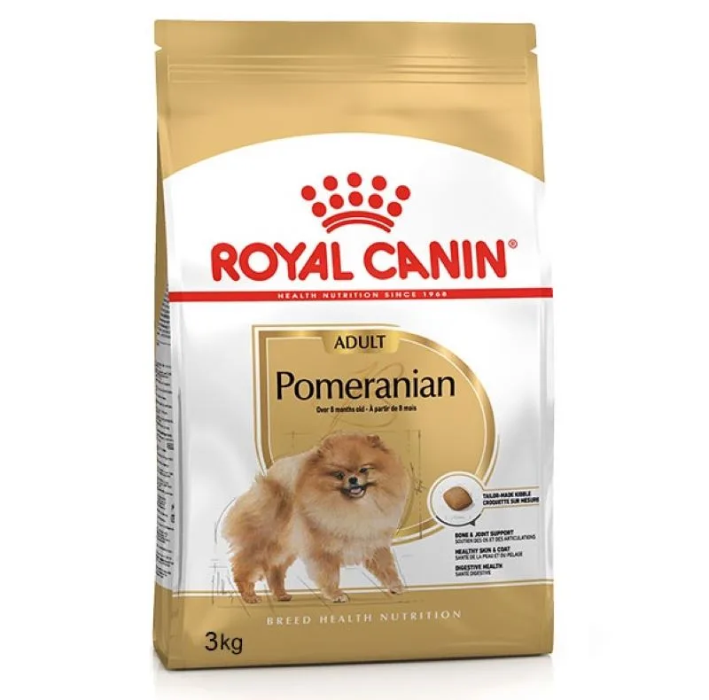غذا خشک سگ رویال کنین مدل pomeranian وزن 3 کیلوگرم