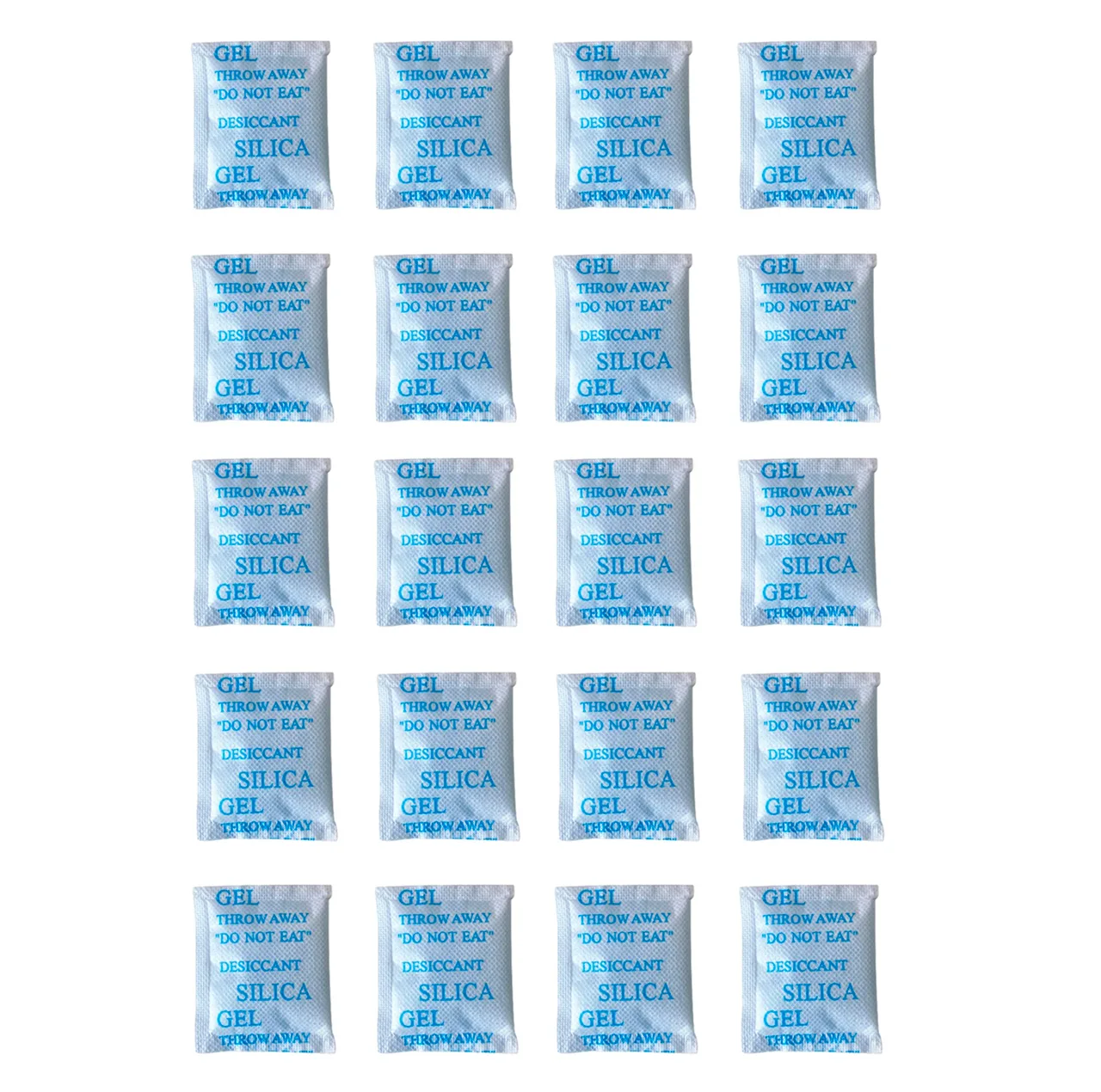 رطوبت گیر سیلیکاژل مدل RH4 وزن 1 گرم بسته 20 عددی