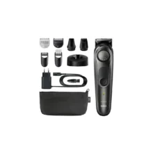 ماشین اصلاح صورت و بدن شارژی براون مدل BT7350 ضدآب با فناوری AutoSense، تیغه‌های خودتیزشونده استیل ضدزنگ، باتری لیتیوم‌یون با 100 دقیقه کارکرد، شارژ سریع و تنظیم اصلاح با 39 شماره نیم‌میلی‌متری