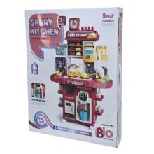 ست اسباب بازی آشپزخانه مدل اجاق گاز بخار کن کد 66691