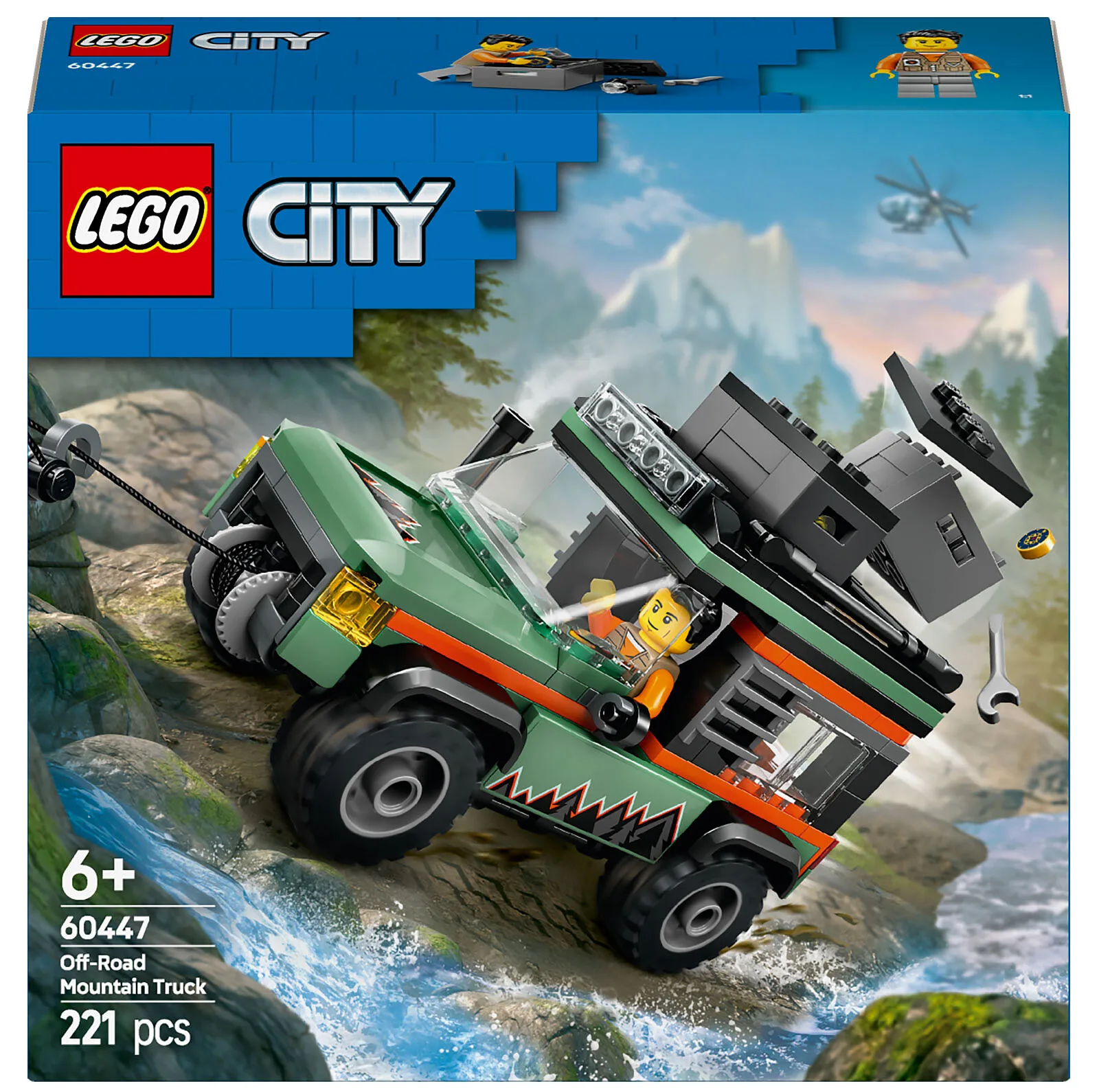 لگو سری سیتی مدل 60447 Off-Road 4x4 Mountain Truck