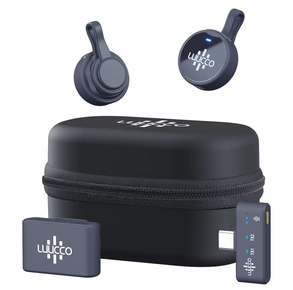 میکروفون یقه ای لوکو مدل AirWave Pro Combo با درگاه اتصال تایپ سی و جک 3.5 میلی متری