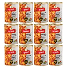 کنسرو لوبیا میکس پرو – 370 گرم بسته 12 عددی