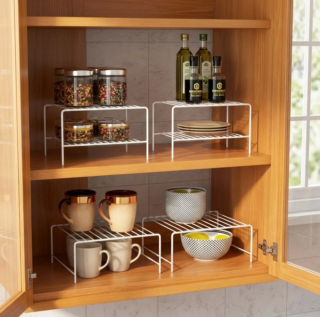 شلف داخل کابینت مدل 1001 مجموعه 4 عددی
