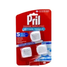 جرمگیر ماشین ظرفشویی پریل (Pril) مدل Temizleyici بسته 3 عددی