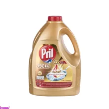 مایع ظرفشویی پریل (Pril) مدل طلایی حجم 3.750 لیتر