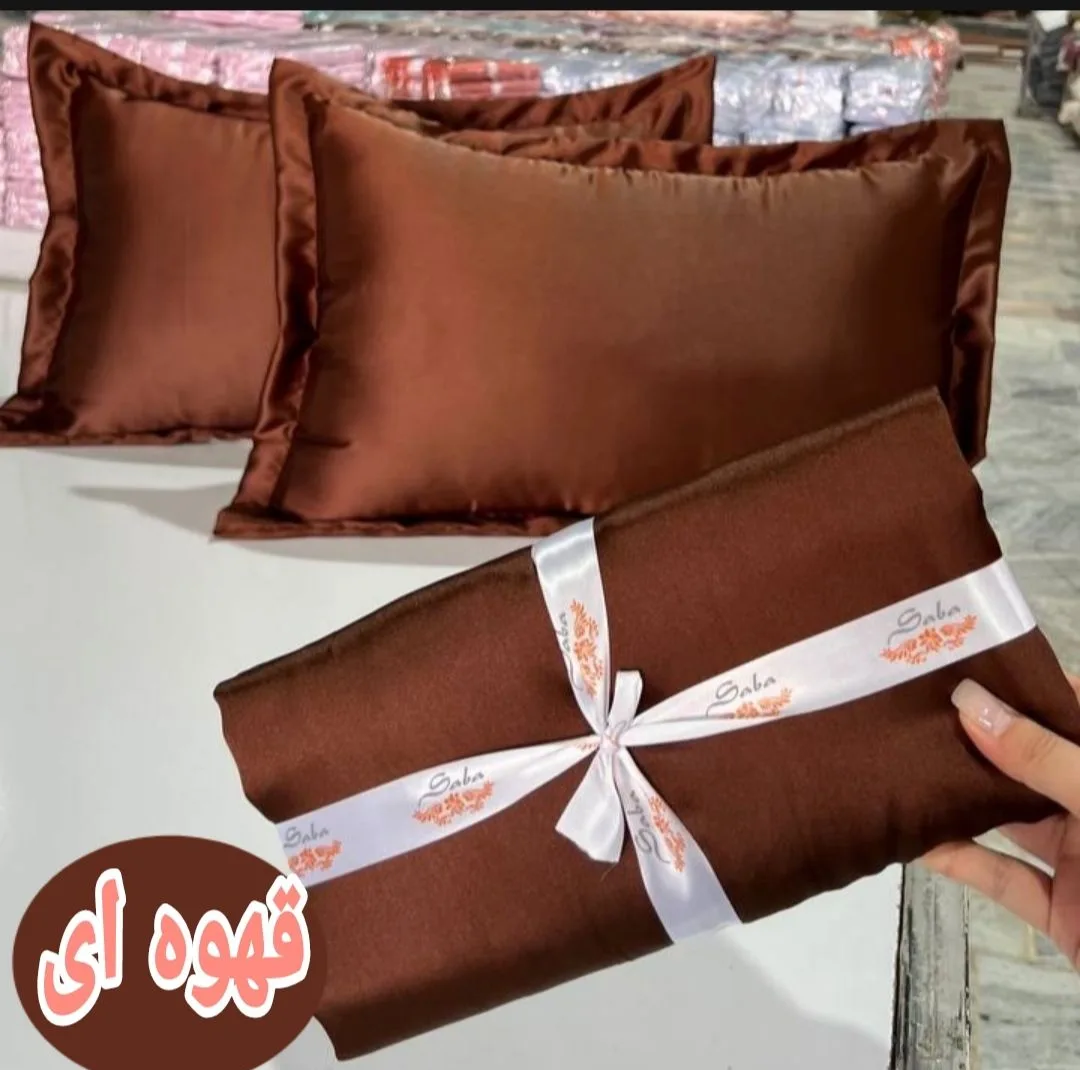 رو بالشی مدل ساتن قابدار سایز 60*80 سانتی متر