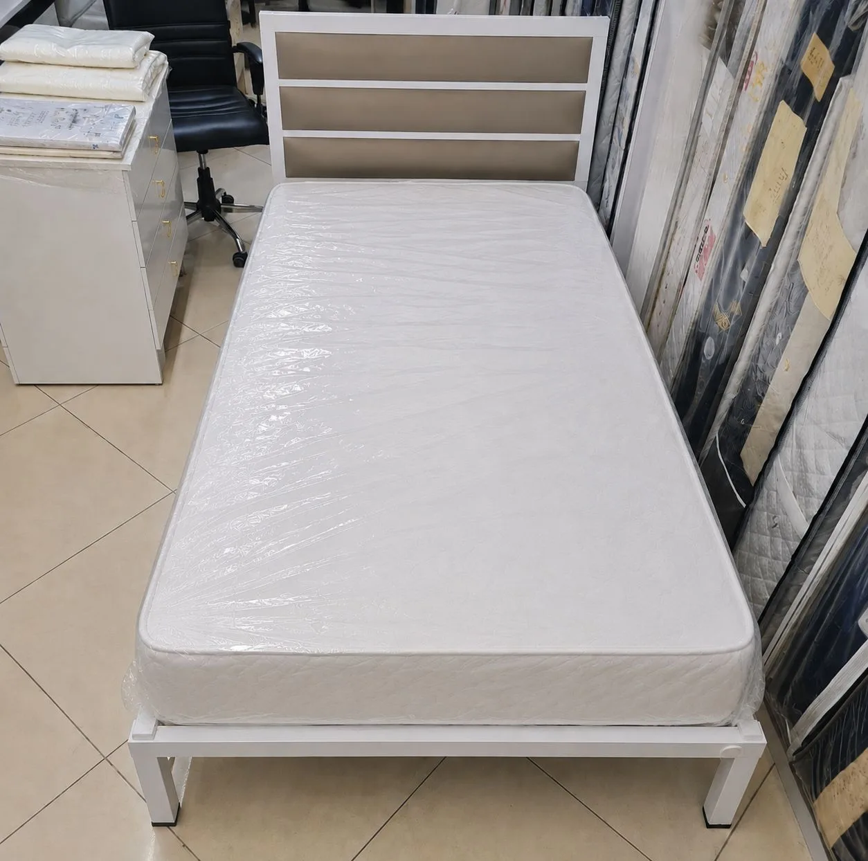 تشک طبی فنری رویال مدل بونل 7 کد p3 یک نفره سایز 90×200 سانتی متر