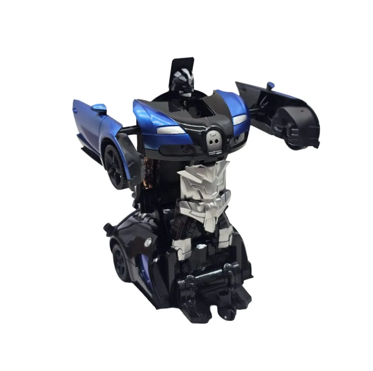 ماشین بازی کنترلی ناب سل مدل بوگاتی شارژی تبدیل شونده دودزا چراغدار Bugatti rechargeable remote control game machine with smoke and lights