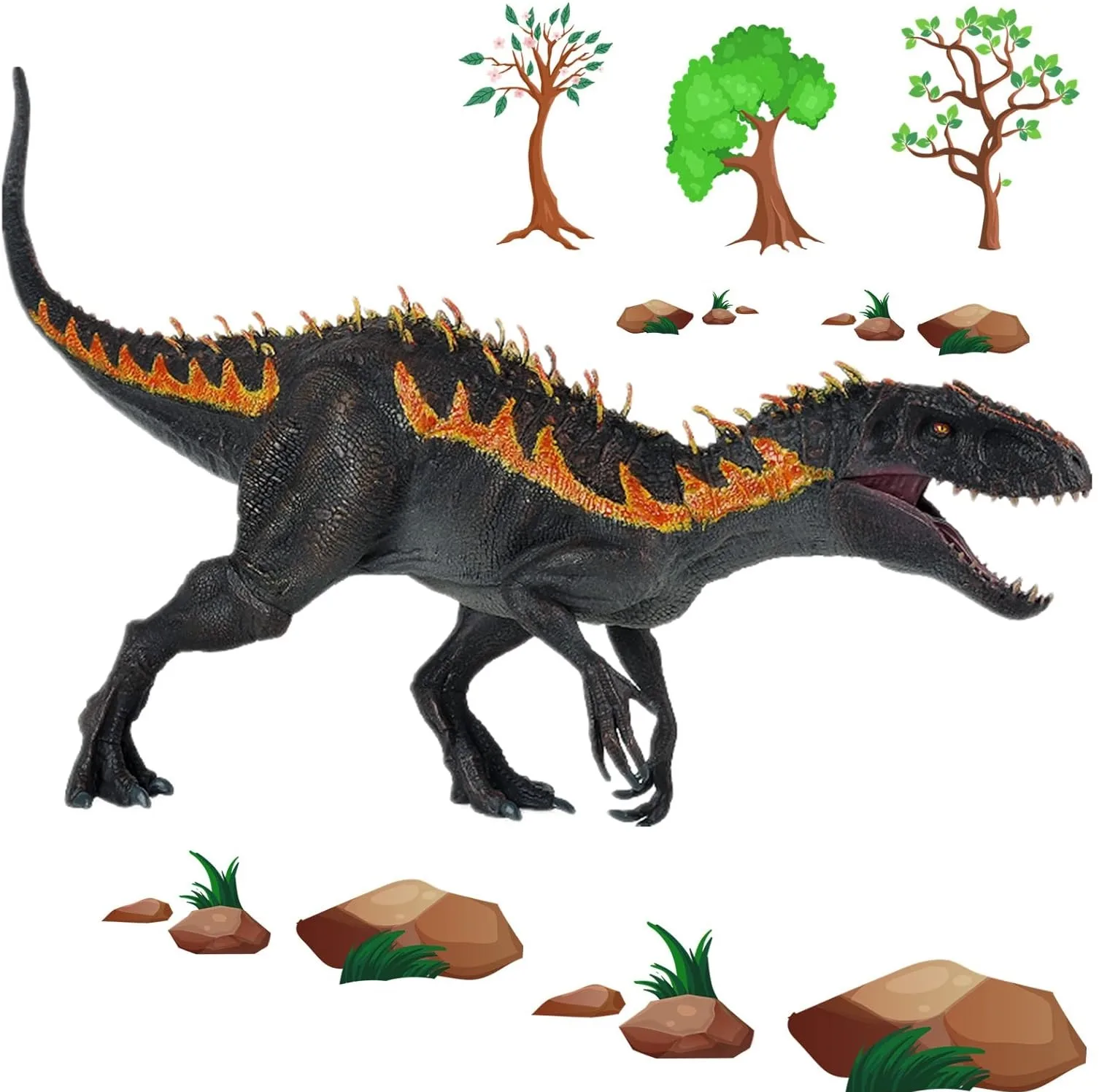اکشن فیگور مدل دایناسور فک متحرک طرح Tyrannosaurus Rex کد 1011B