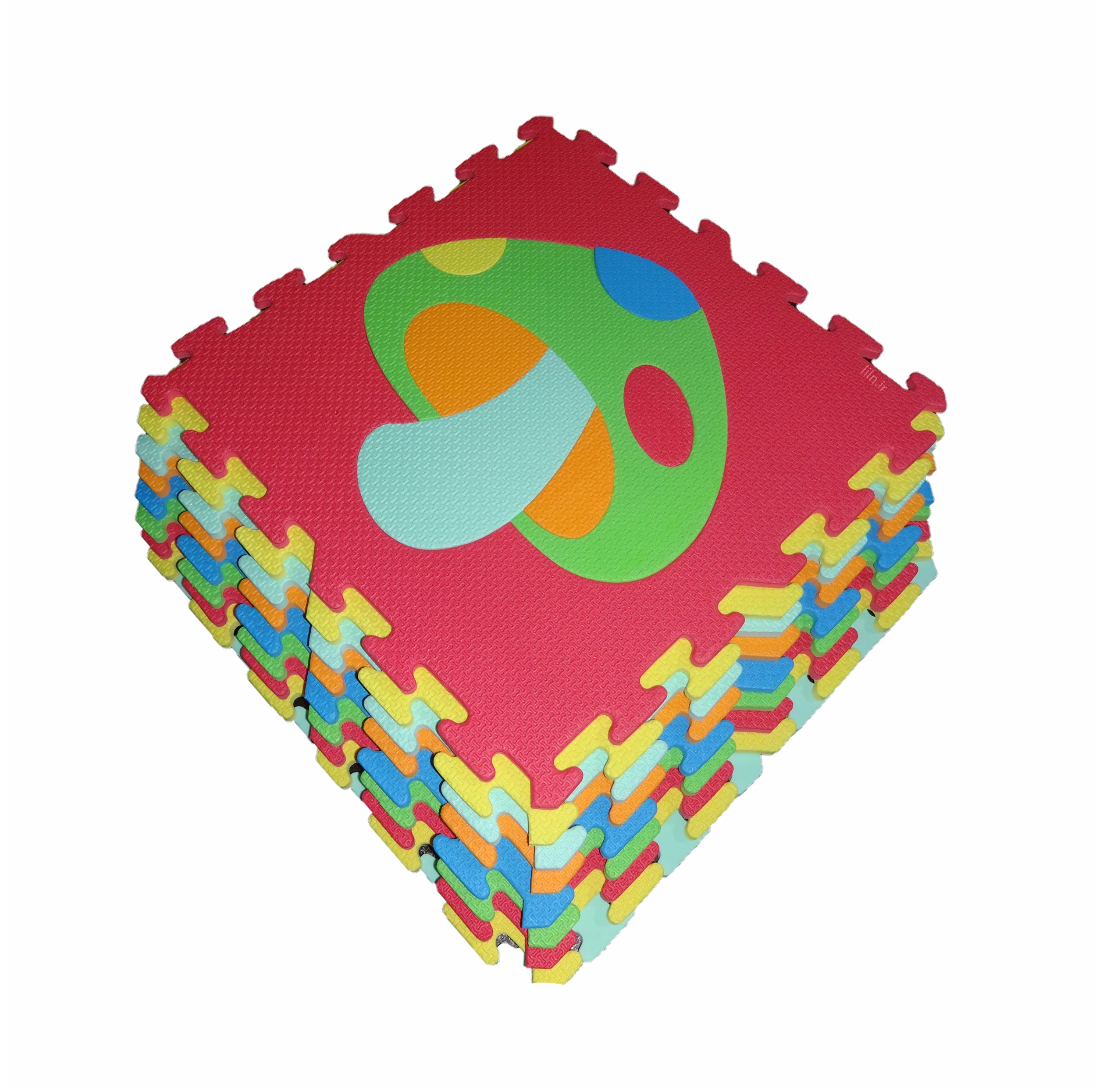 کفپوش تاتامی مدل میوه بسته 9 عددی
