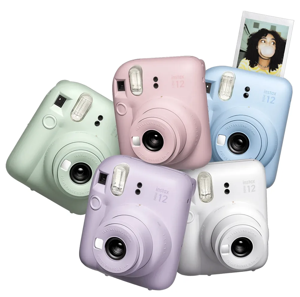 دوربین عکاسی چاپ سریع فوجی فیلم مدل Instax Mini 12 به همراه فیلم