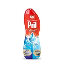 ژل ماشین ظرفشویی دوفاز پریل (Pril) مدل Excellence DUO JEL حجم 900 میلی لیتر