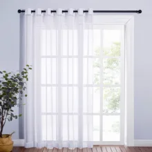 پرده نوین پرده خورشید مدل حریر ساده NT413 سایز 280×300 سانتی‌متر
